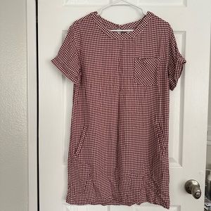 Madewell Checkered Dress
